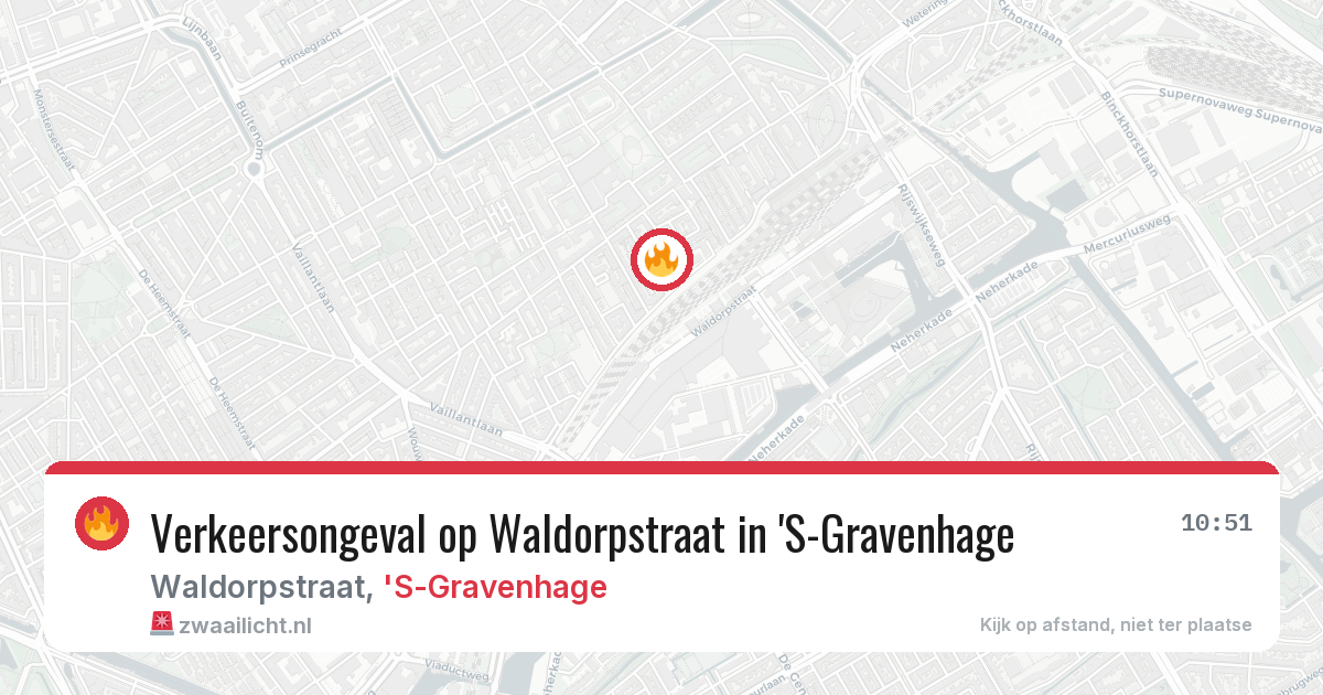 Verkeersongeval op Waldorpstraat in 'S-Gravenhage — 21 mei 2026
