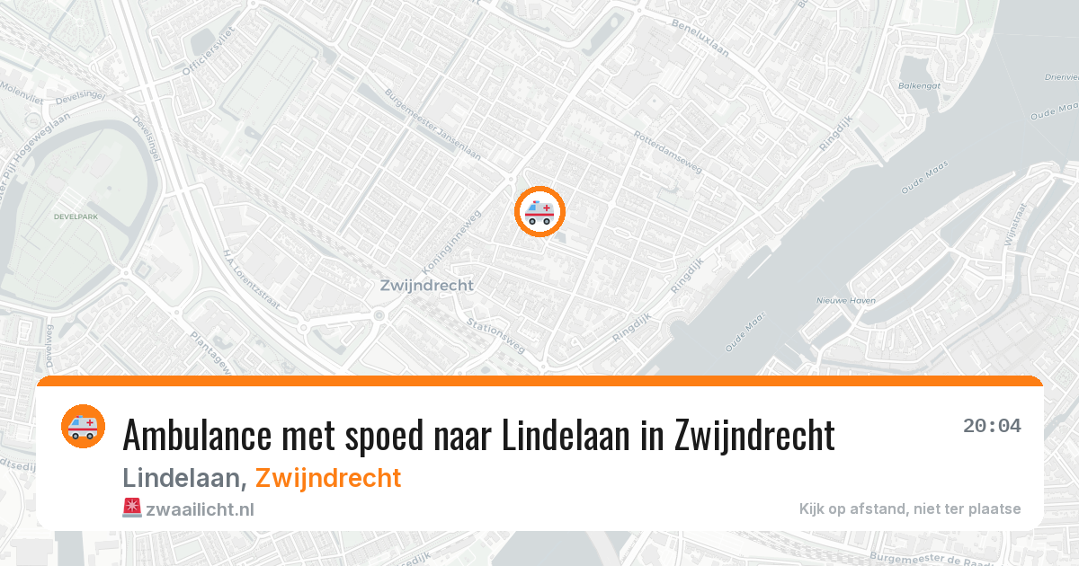 Ambulance met spoed naar Lindelaan in Zwijndrecht — 26 jan 2026