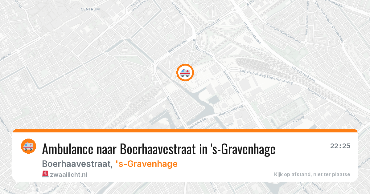 Ambulance naar Boerhaavestraat in 's-Gravenhage — 1 jun 2026