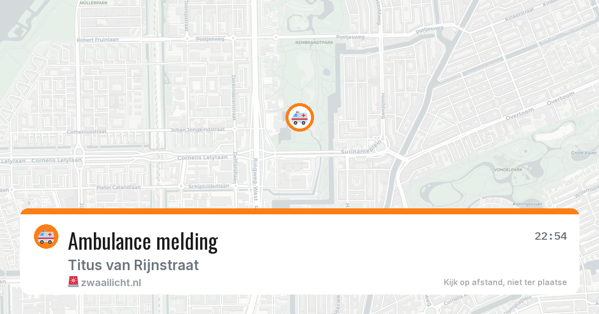 Ambulance melding — 1 jul 2026
