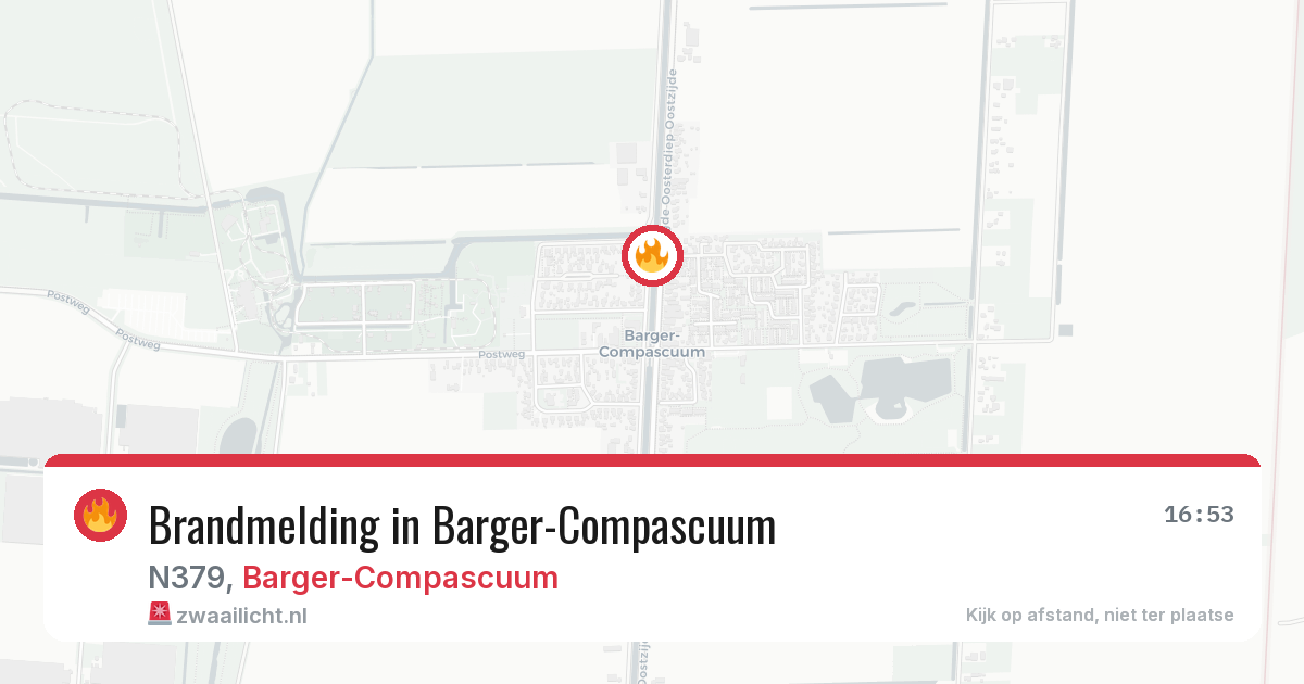 Brandmelding in Barger-Compascuum — 30 jul 2026