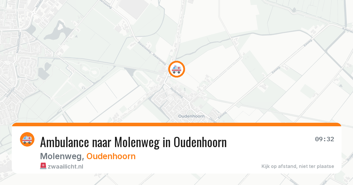 Ambulance naar Molenweg in Oudenhoorn — 29 jan 2026