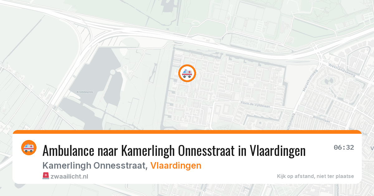 Ambulance naar Kamerlingh Onnesstraat in Vlaardingen — 12 mei 2026