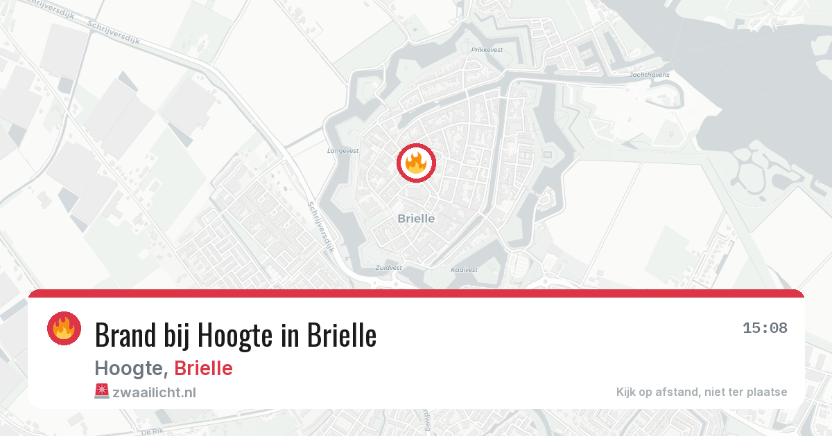 Brand bij Hoogte in Brielle — 20 mei 2026