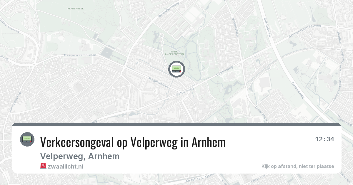 Verkeersongeval op Velperweg in Arnhem — 11 mrt 2026
