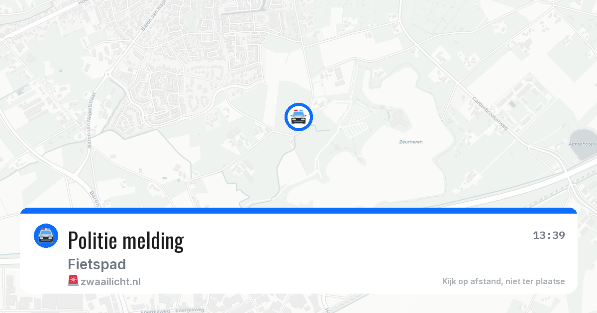 Politie melding — 17 jan 2026