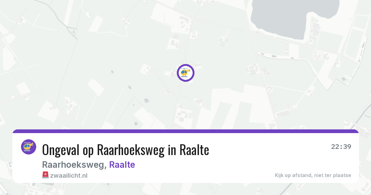 Ongeval op Raarhoeksweg in Raalte — 12 apr 2026