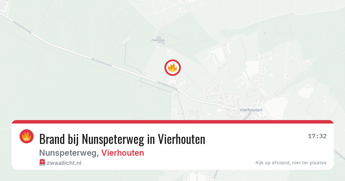Brand bij Nunspeterweg in Vierhouten — 27 jul 2026