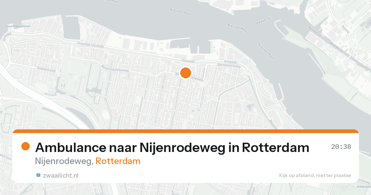 Ambulance naar Nijenrodeweg in Rotterdam — 18 aug 2026