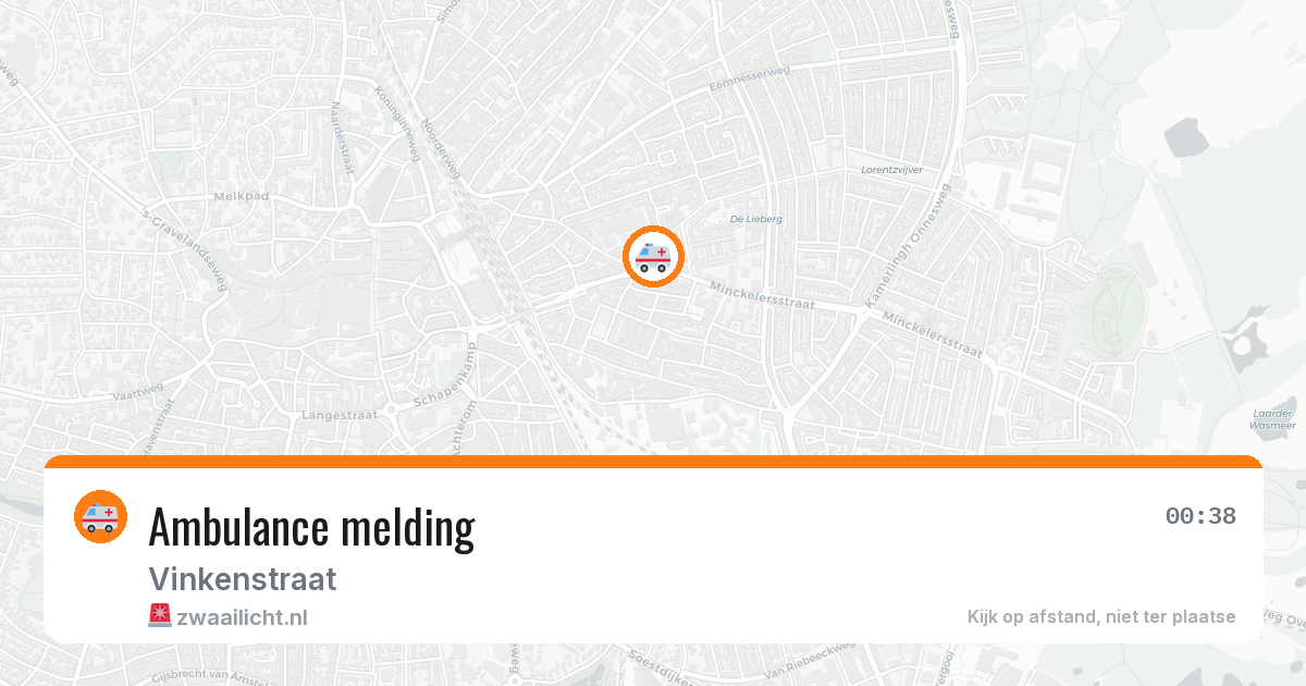 Ambulance melding — 5 mei 2026
