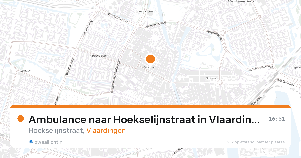 Ambulance naar Hoekselijnstraat in Vlaardingen — 25 feb 2026