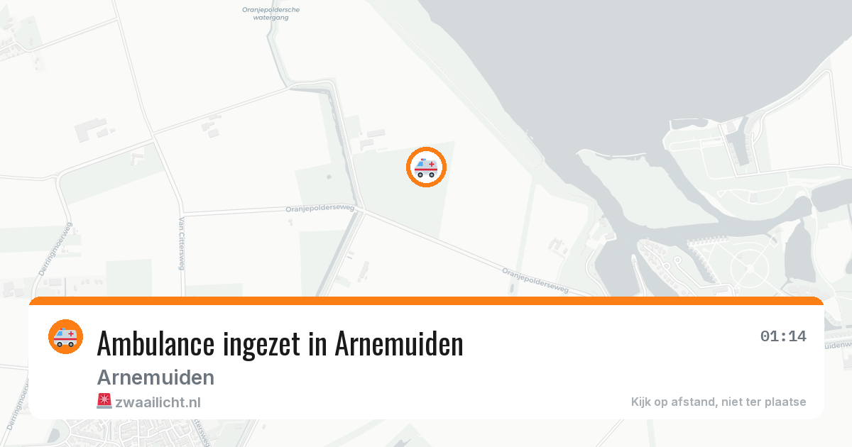 Ambulance ingezet in Arnemuiden — 10 aug 2026