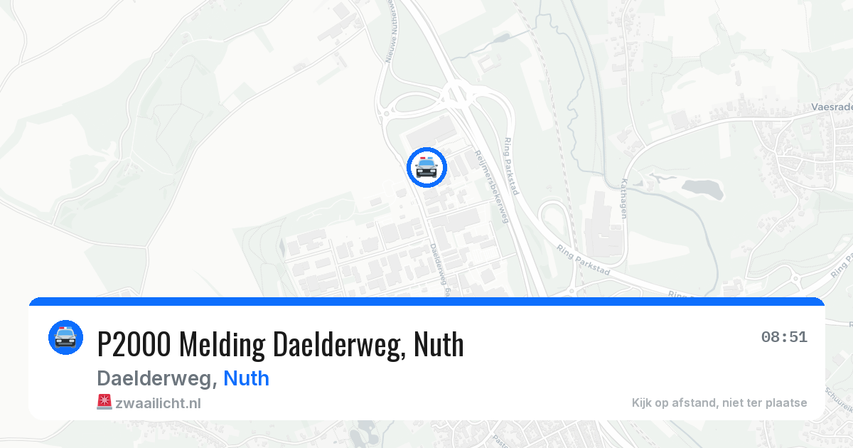 P2000 Melding Daelderweg, Nuth — 19 jun 2026