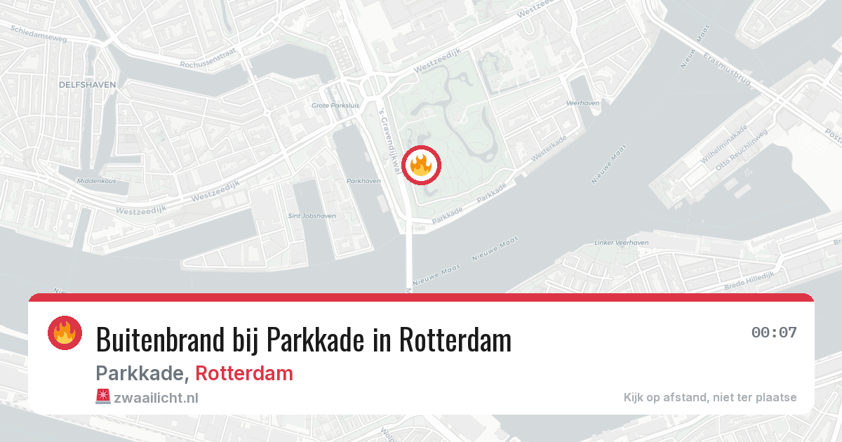 Buitenbrand bij Parkkade in Rotterdam — 30 mei 2026