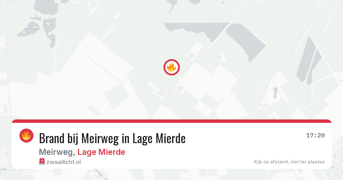 Brand bij Meirweg in Lage Mierde — 9 jun 2026
