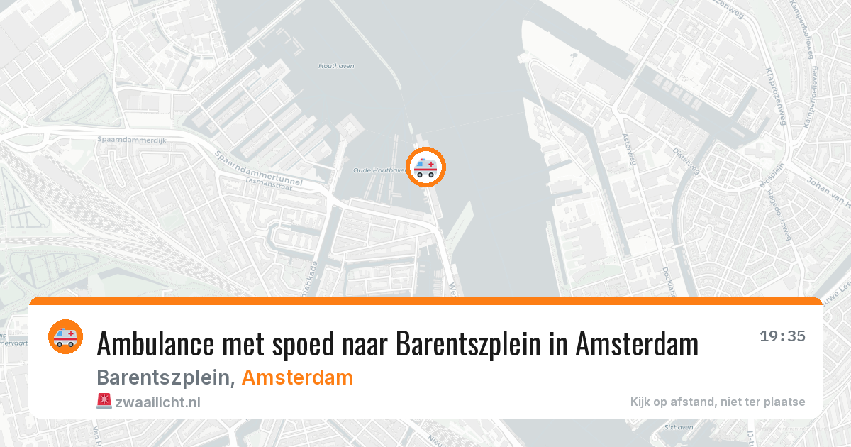 Ambulance met spoed naar Barentszplein in Amsterdam — 2 jun 2026