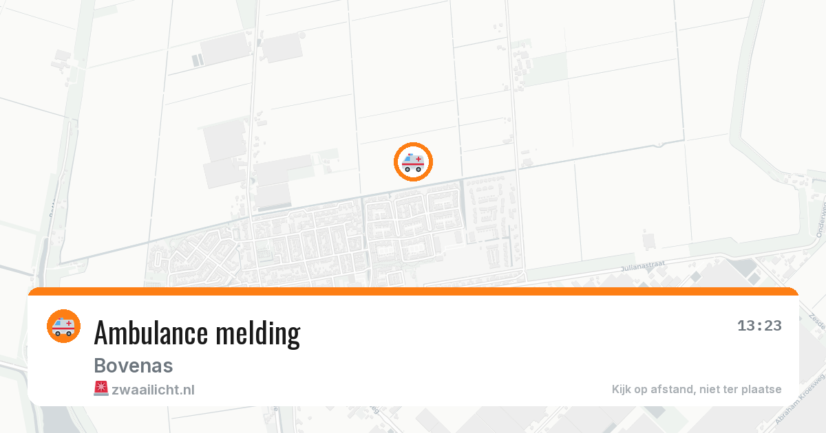 Ambulance melding — 29 jun 2026