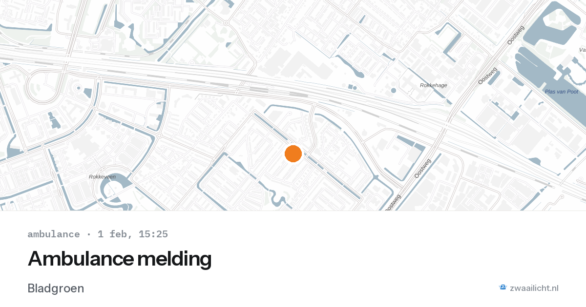 Ambulance melding — 1 feb 2026
