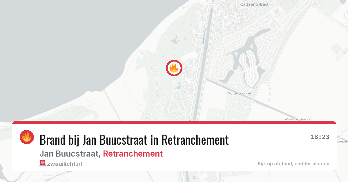 Brand bij Jan Buucstraat in Retranchement — 20 feb 2026