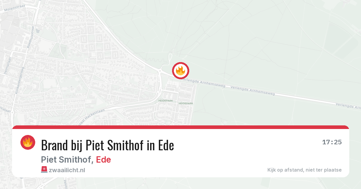 Brand bij Piet Smithof in Ede — 30 jun 2026