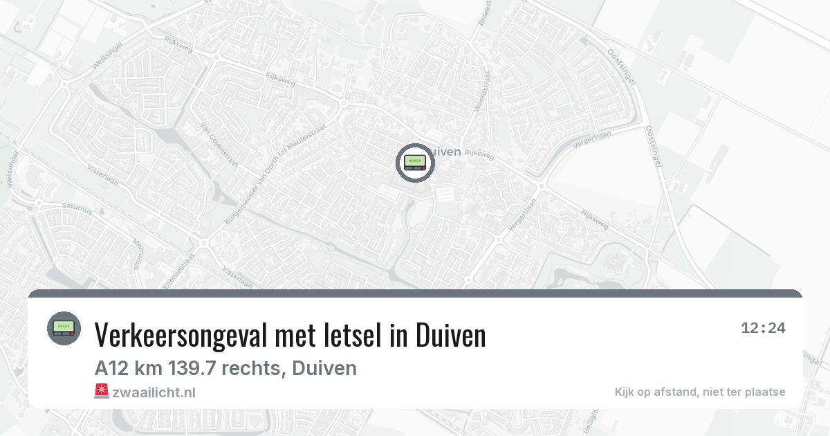 Verkeersongeval met letsel in Duiven — 29 mei 2026