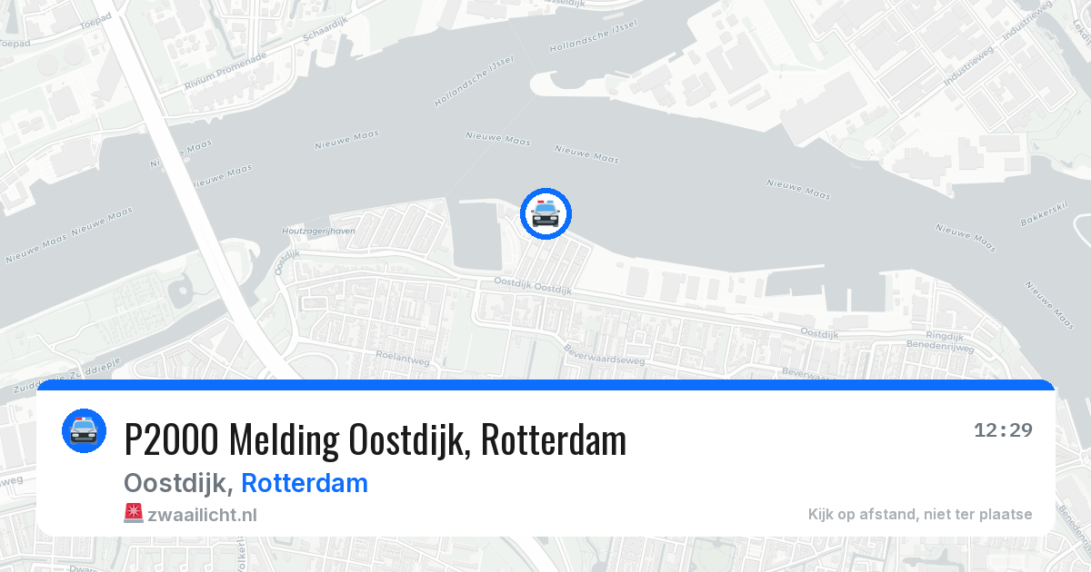 P2000 Melding Oostdijk, Rotterdam — 2 jul 2026
