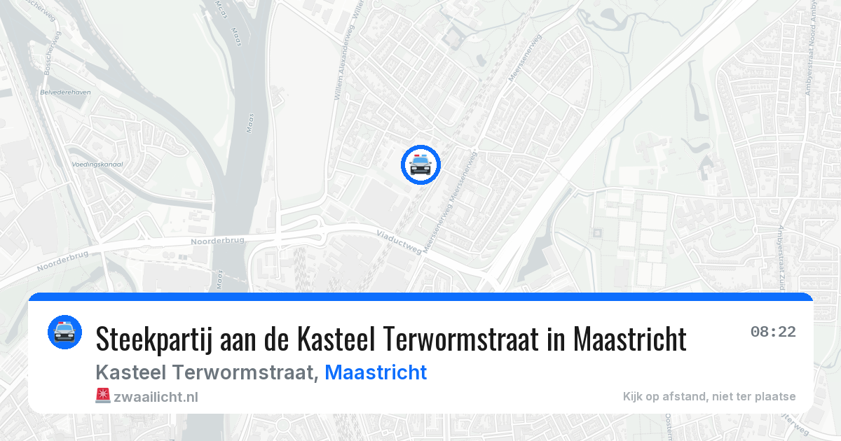 Steekpartij aan de Kasteel Terwormstraat in Maastricht — 13 apr 2026