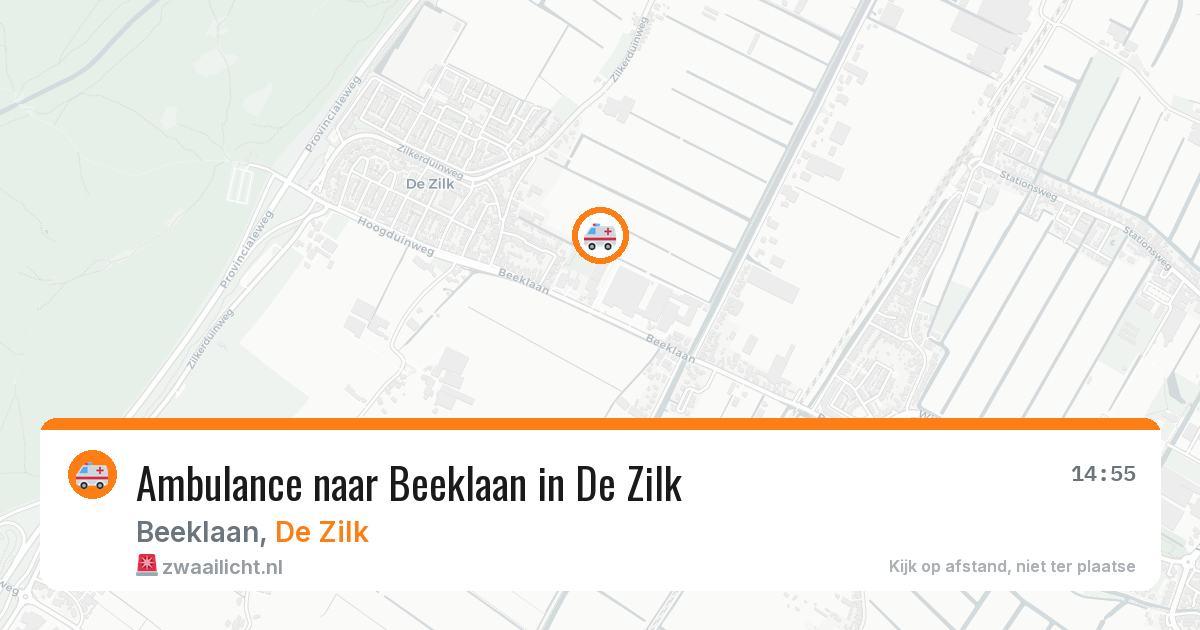 Ambulance naar Beeklaan in De Zilk — 2 jun 2026