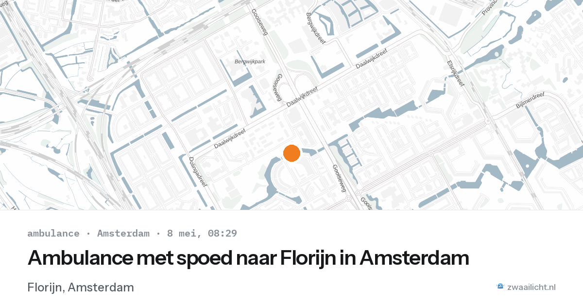 Ambulance met spoed naar Florijn in Amsterdam — 2 feb 2026