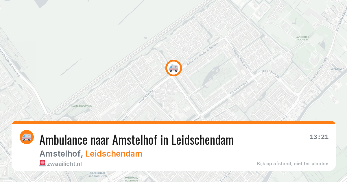 Ambulance naar Amstelhof in Leidschendam — 6 jul 2026