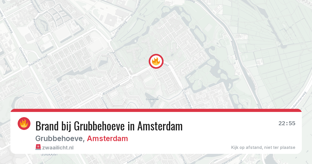 Brand bij Grubbehoeve in Amsterdam — 8 apr 2026