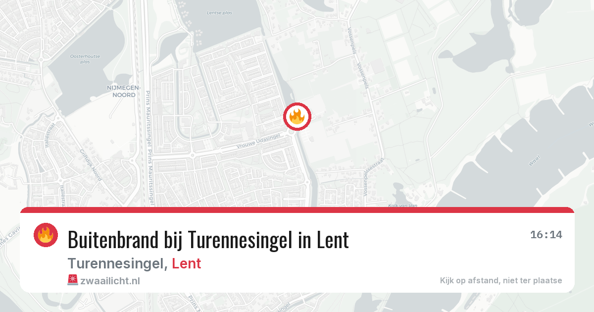 Buitenbrand bij Turennesingel in Lent — 6 jun 2026