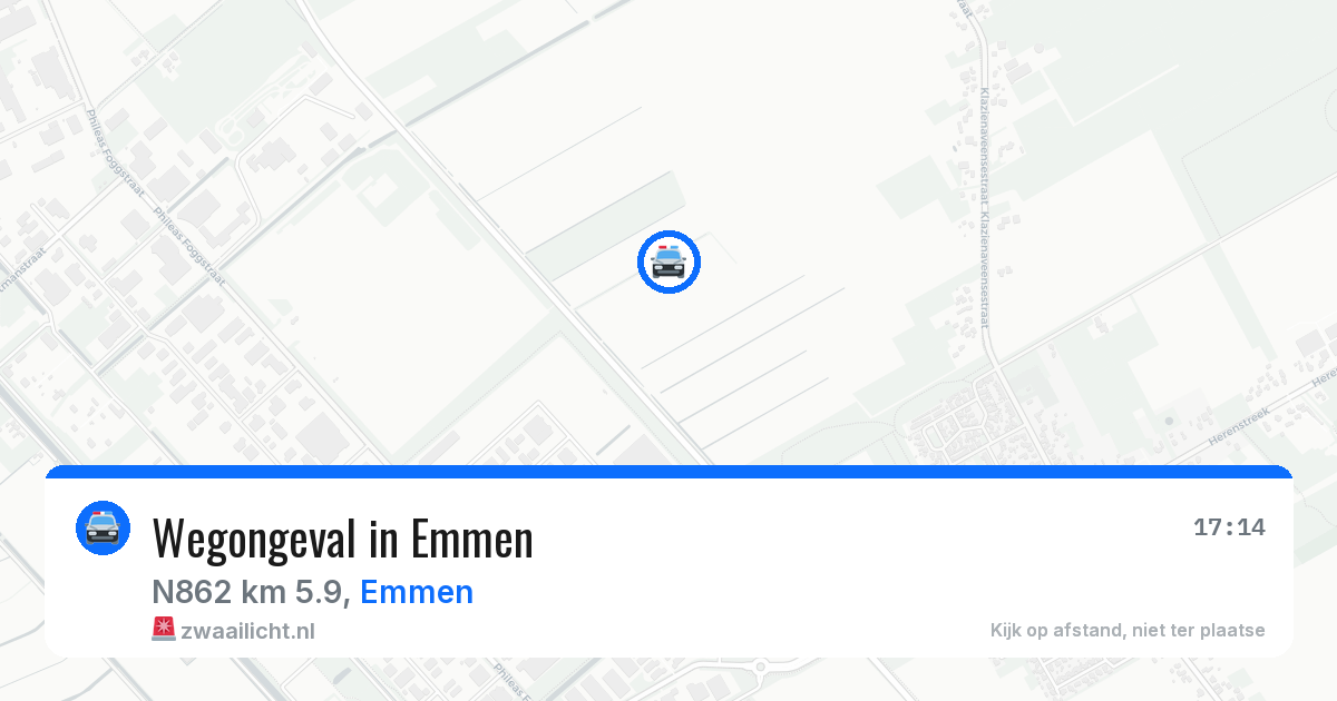 Wegongeval in Emmen — 10 jun 2026