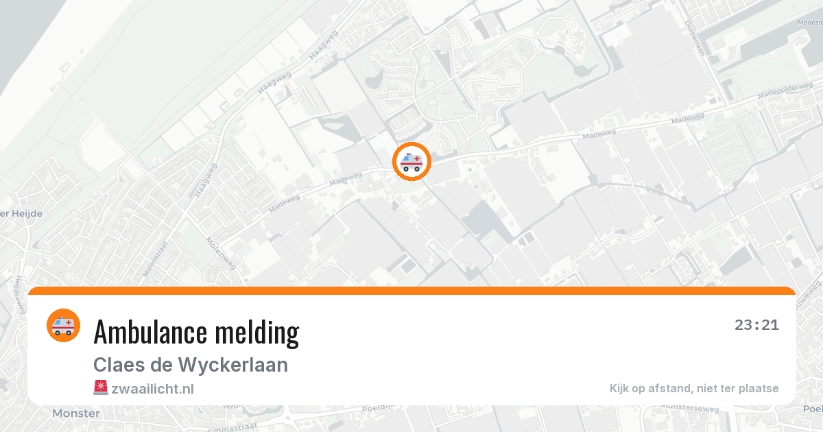 Ambulance melding — 26 mei 2026