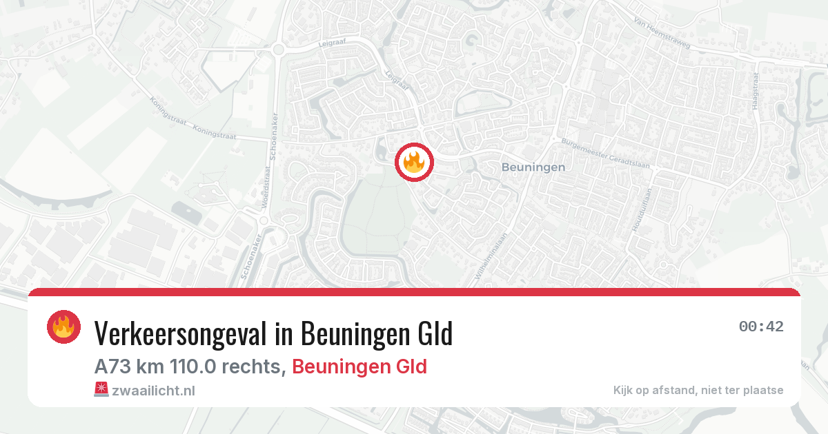 Verkeersongeval in Beuningen Gld — 29 mei 2026