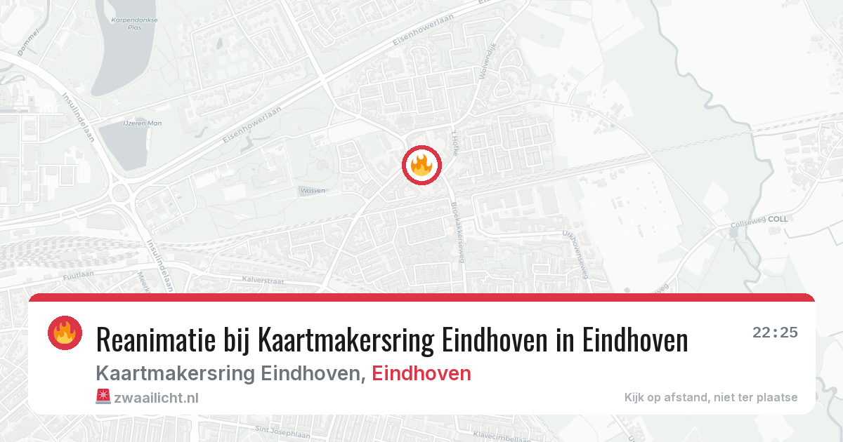 Reanimatie bij Kaartmakersring Eindhoven in Eindhoven — 31 mei 2026