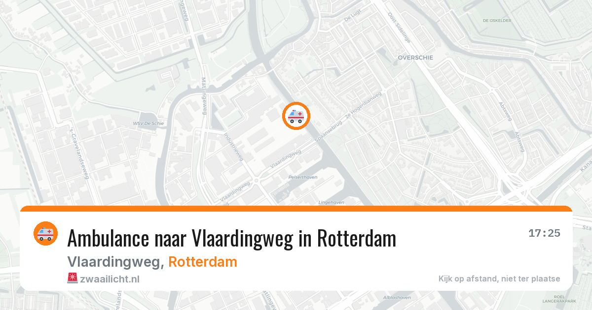 Ambulance naar Vlaardingweg in Rotterdam — 28 mei 2026