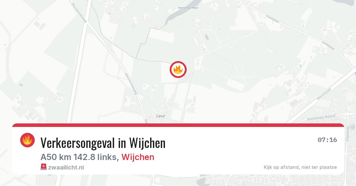 Verkeersongeval in Wijchen — 10 apr 2026