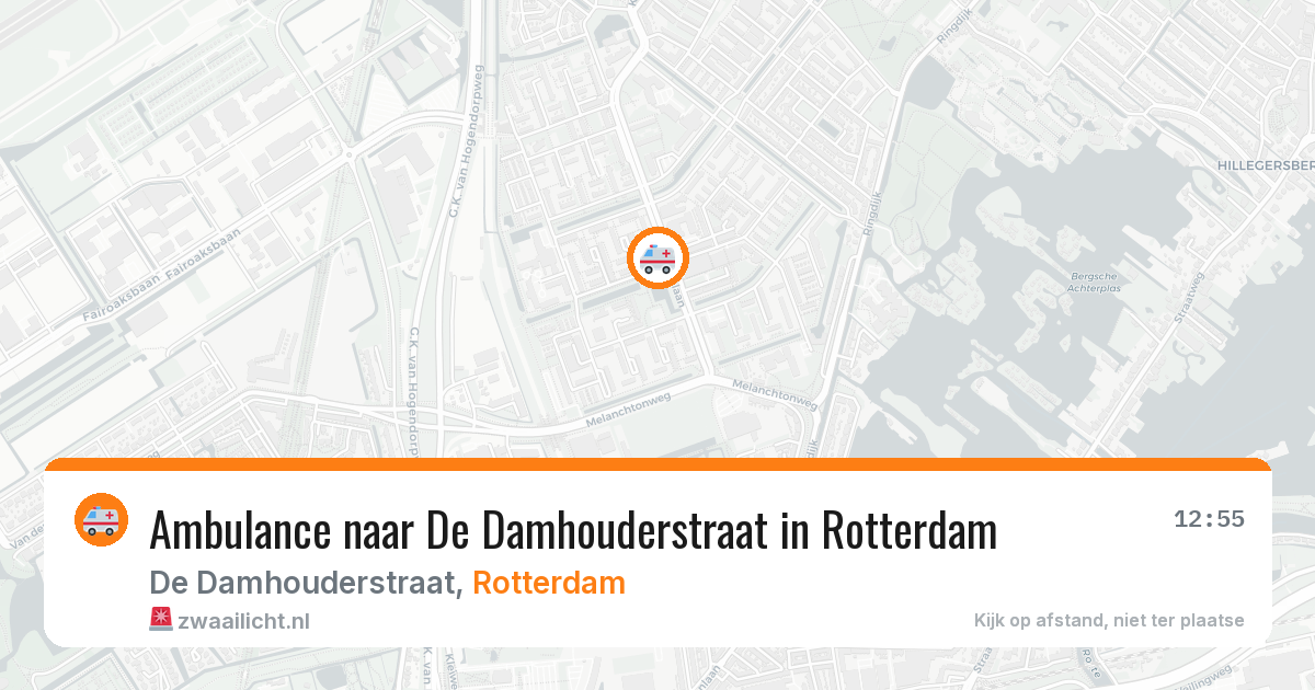 Ambulance naar De Damhouderstraat in Rotterdam — 24 mrt 2026