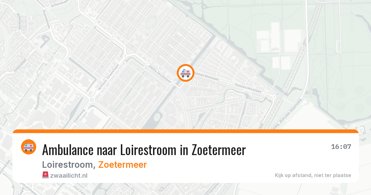 Ambulance naar Loirestroom in Zoetermeer — 29 jul 2026