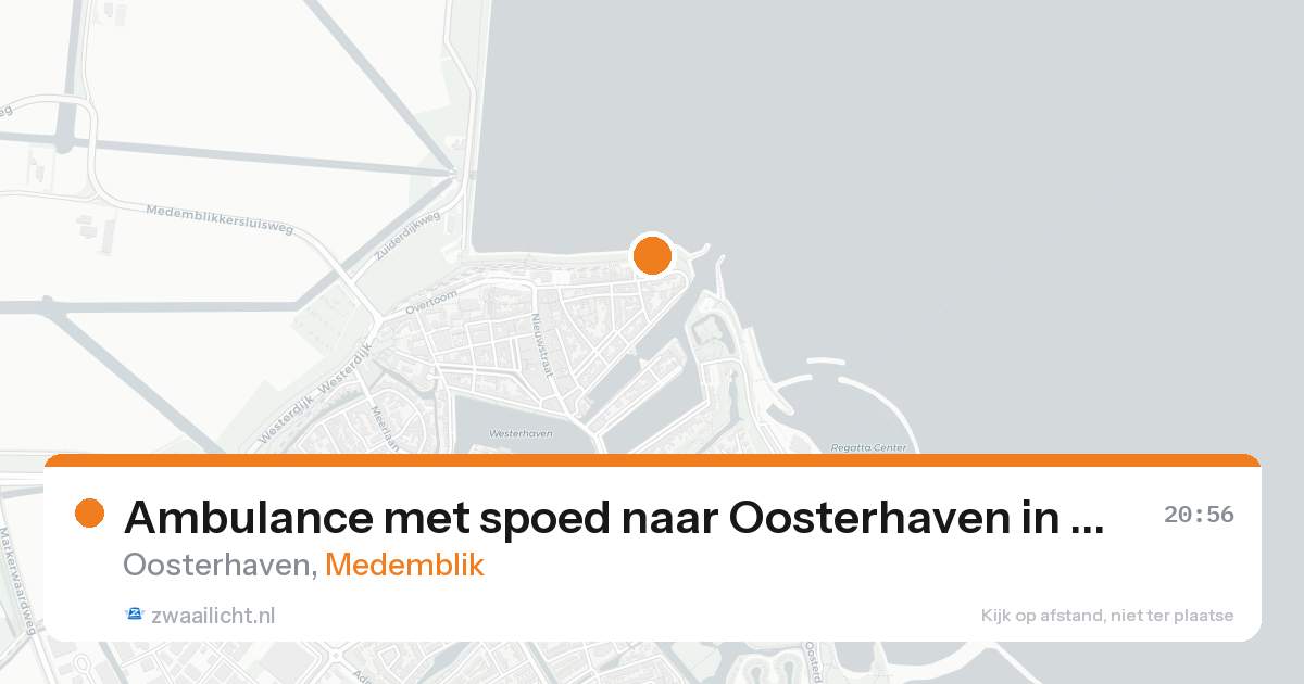 Ambulance met spoed naar Oosterhaven in Medemblik — 7 feb 2026