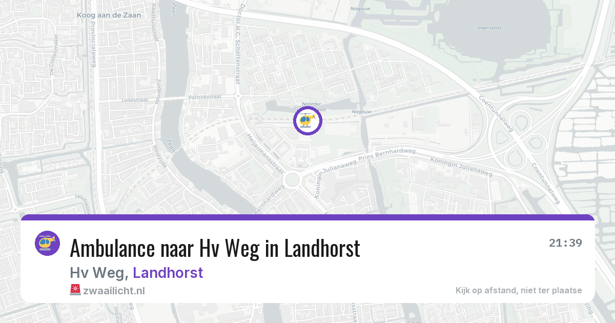 Ambulance naar Hv Weg in Landhorst — 3 aug 2026