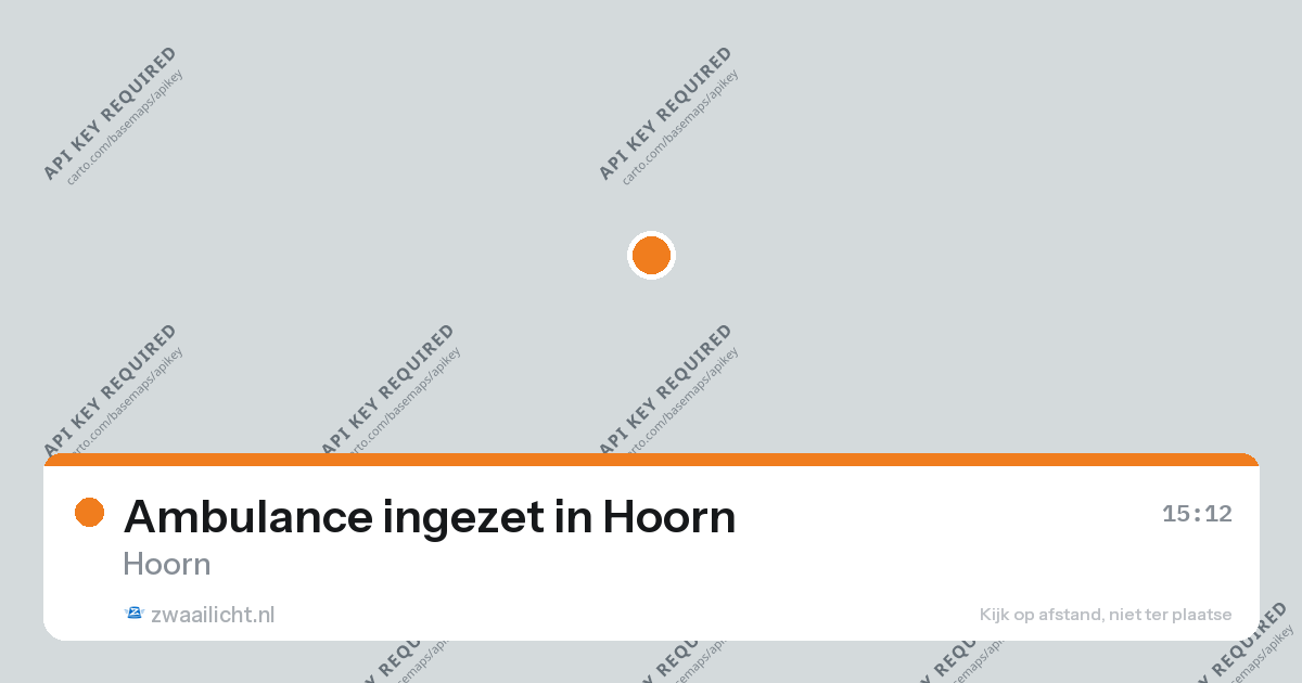 Ambulance ingezet in Hoorn — 6 jun 2026