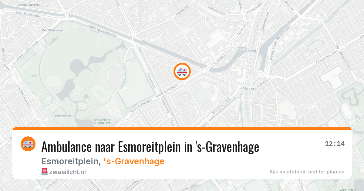 Ambulance naar Esmoreitplein in 's-Gravenhage — 9 jul 2026