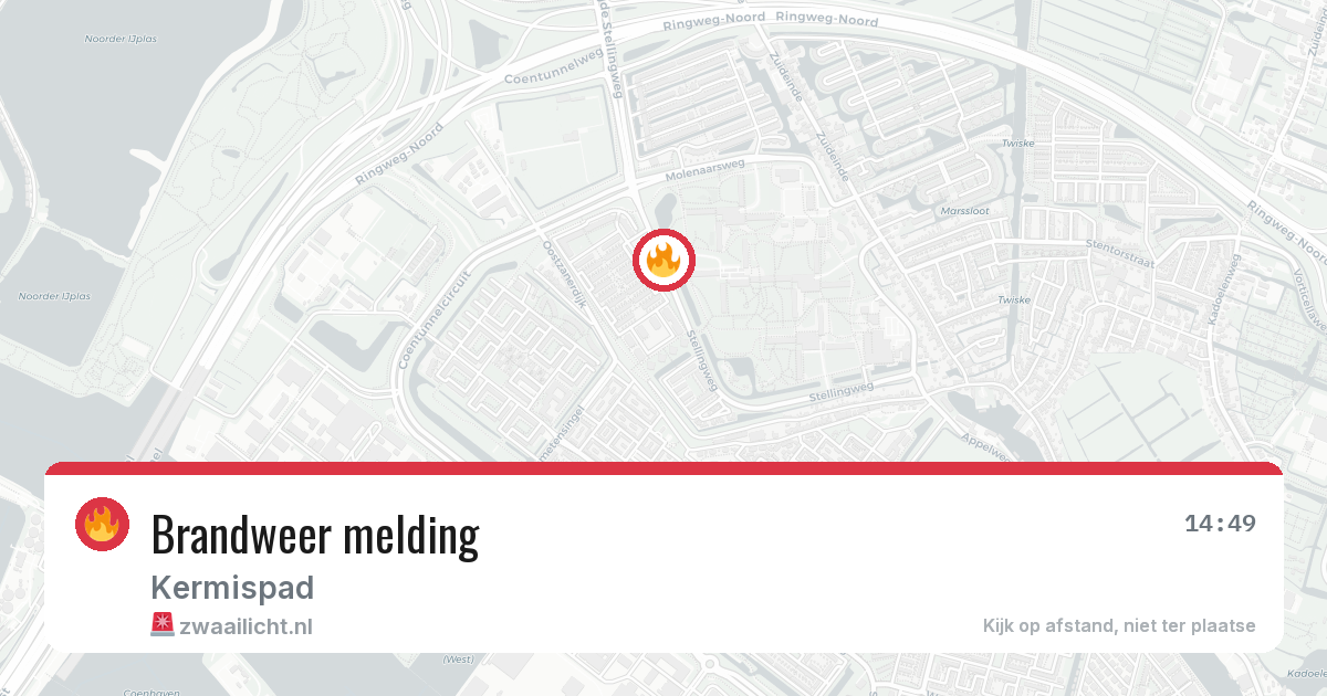Brandweer melding — 23 jun 2026