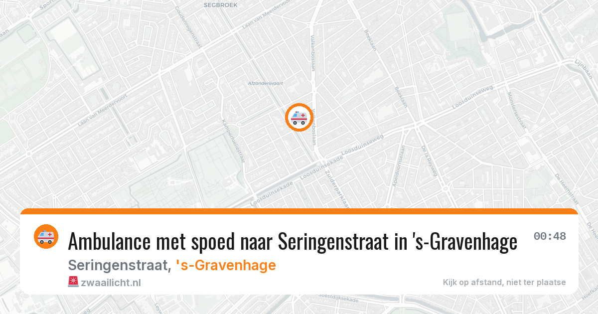 Ambulance met spoed naar Seringenstraat in 's-Gravenhage — 26 jun 2026