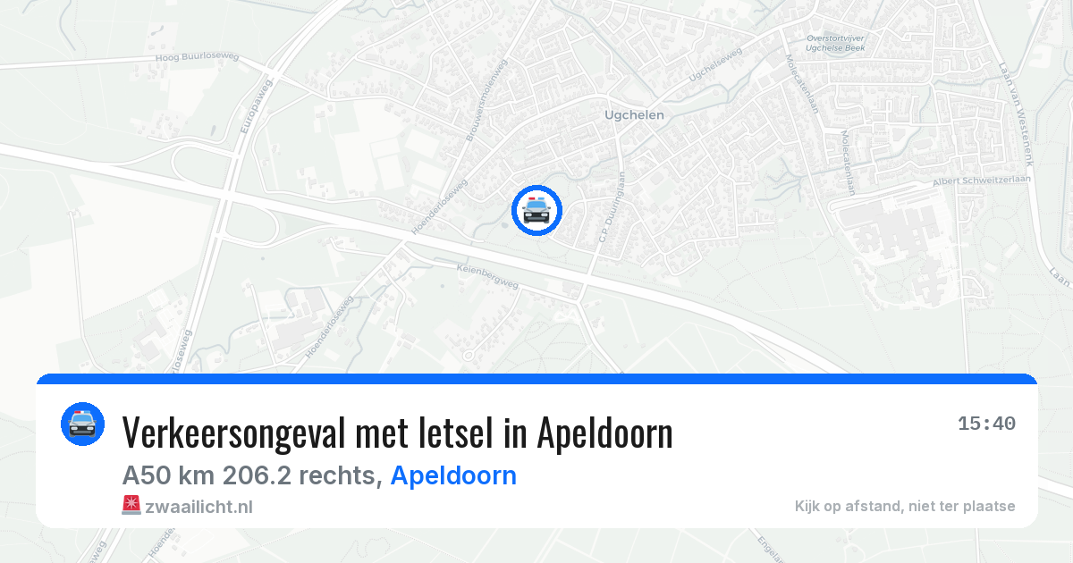 Verkeersongeval met letsel in Apeldoorn — 22 mei 2026