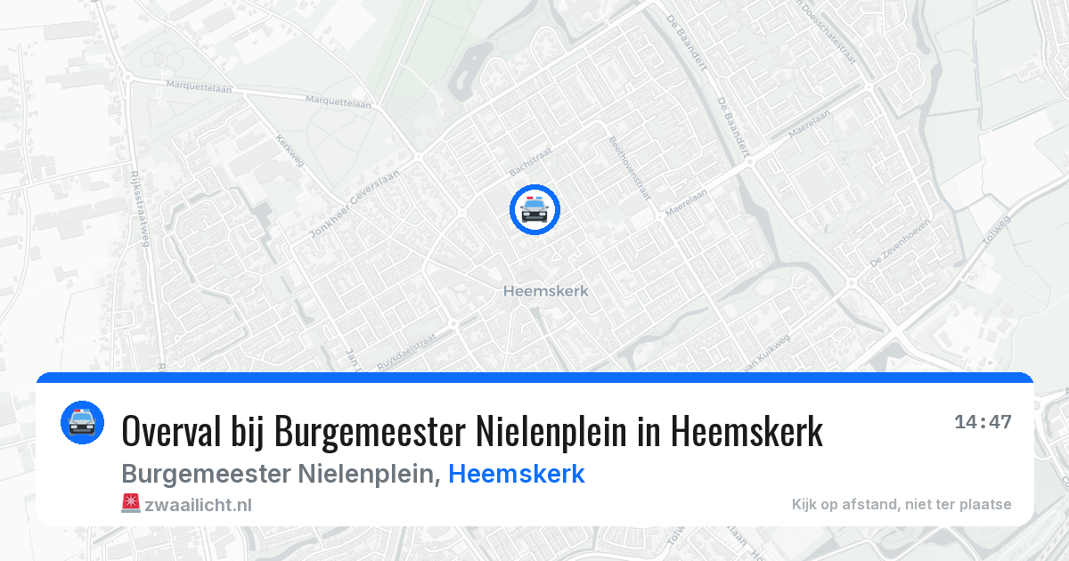 Overval bij Burgemeester Nielenplein in Heemskerk — 28 jul 2026