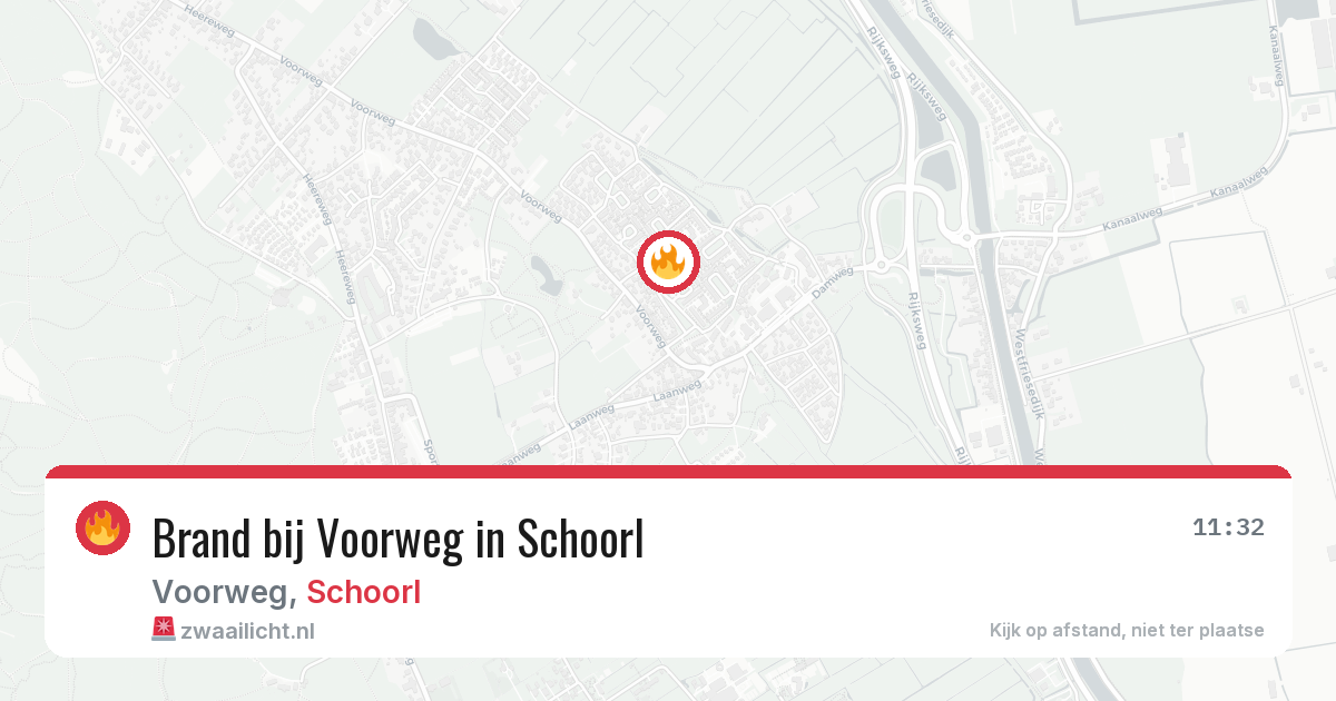 Brand bij Voorweg in Schoorl — 20 jun 2026