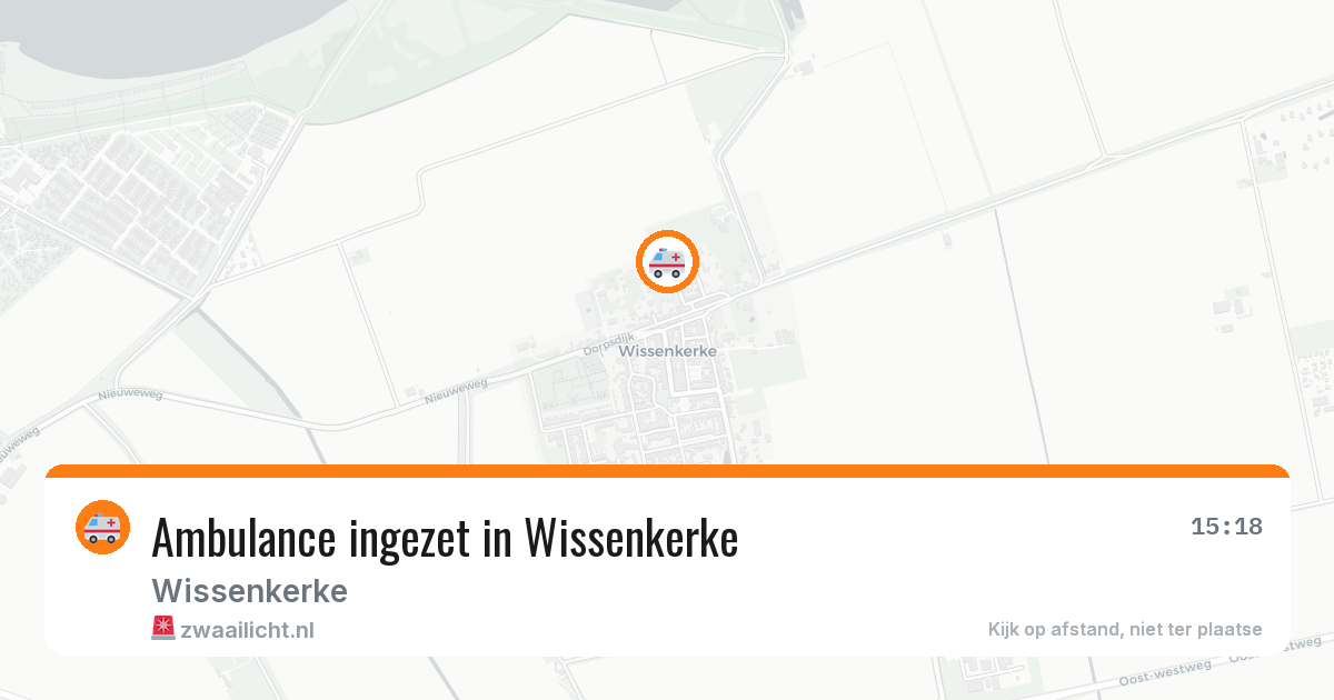Ambulance ingezet in Wissenkerke — 8 feb 2026